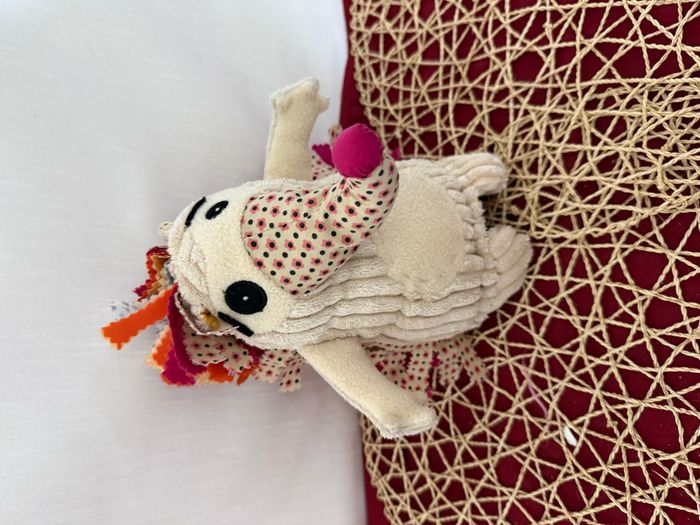 Les Déglingos Pikos le hérisson Original peluche beige - photo numéro 2