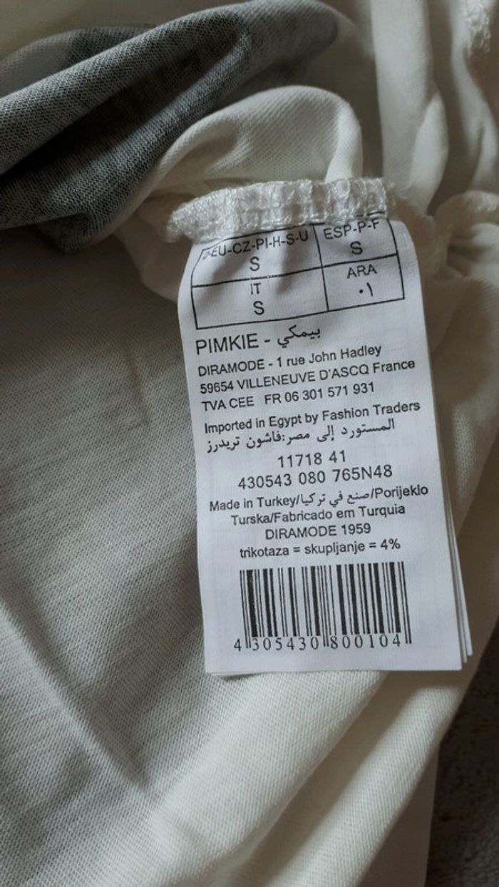 🌺 Magnifique Tshirt Pimkie, taille S, neuf. - photo numéro 4