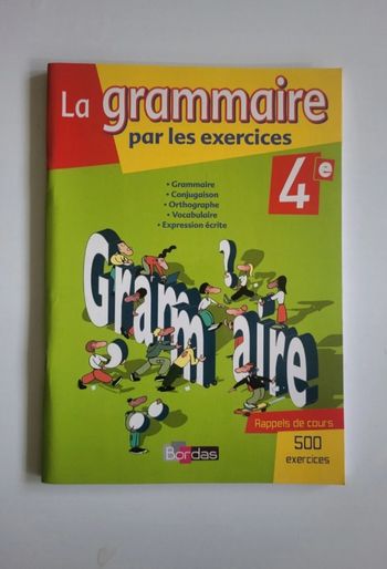 La grammaire par les exercices 4e