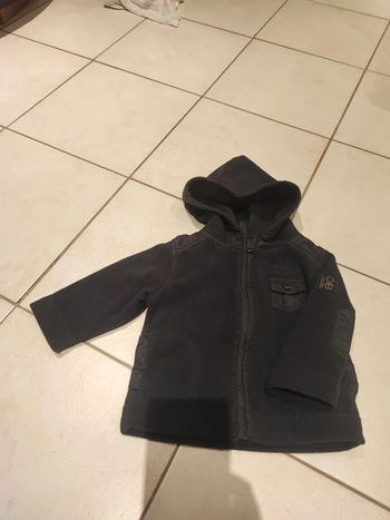 Gilet à capuche zippé garçon Obaībi 12 mois (78)