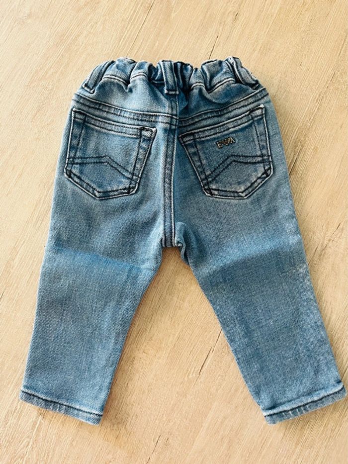 Jeans bleu bébé mixte authentique Emporio Armani - photo numéro 3