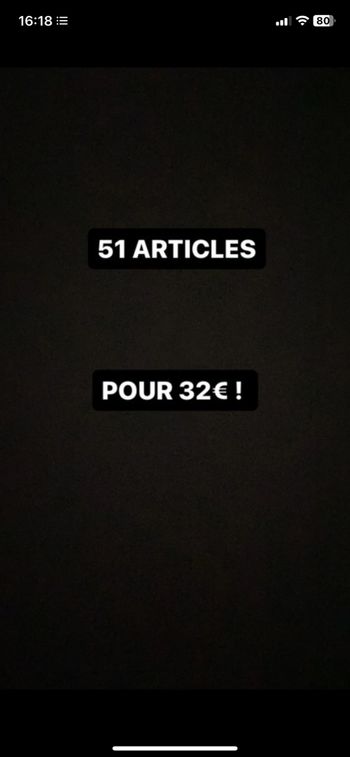 Lot de 51 articles 6 mois