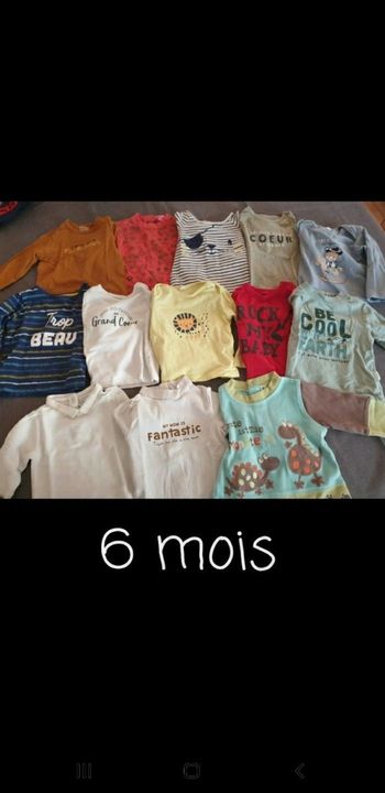 Tee shirt manche longue 6 mois
