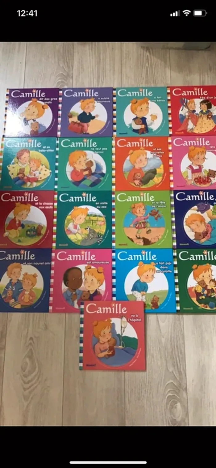 Camille lot de livres