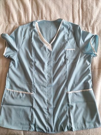 Blouse bleu 3XL