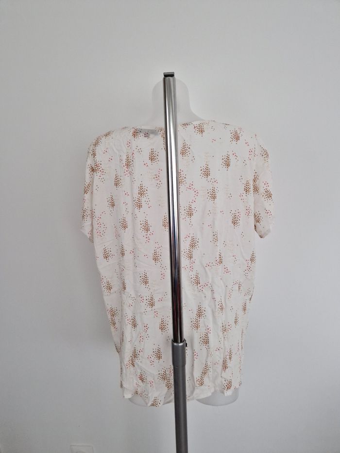 Haut blanc à motif coeurs envolés, Bermudes - photo numéro 5