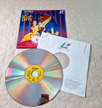 LaserDisc Walt Disney La Belle et la Bête Les Grands Classiques PAL