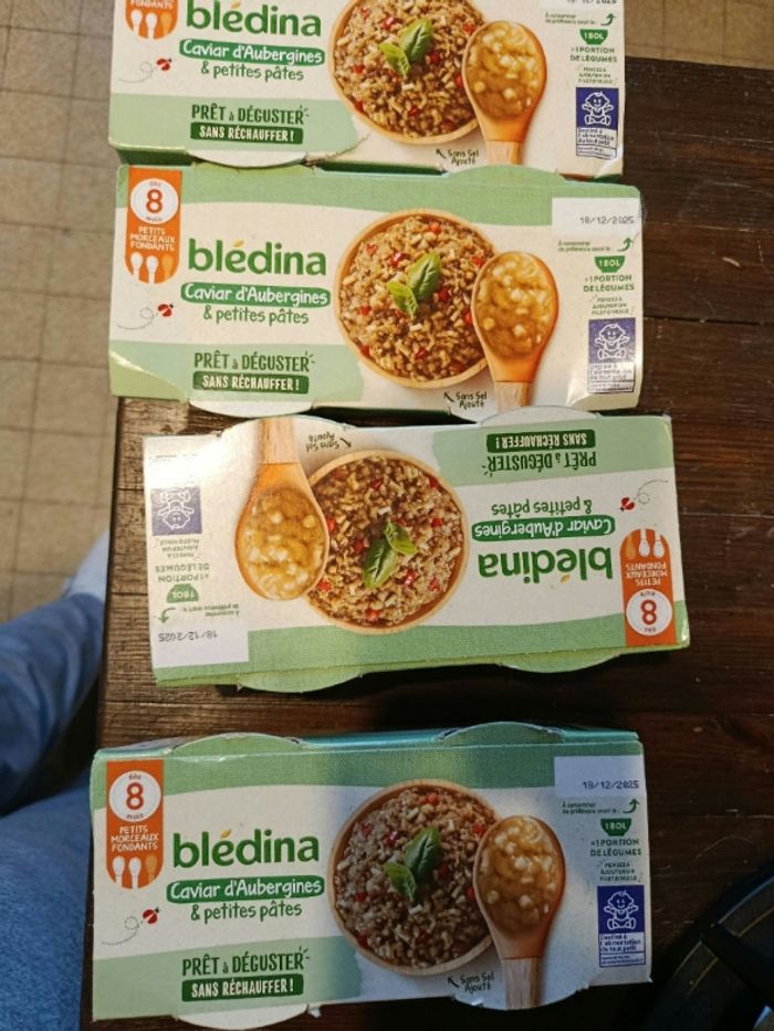 Pots bledina repas froid