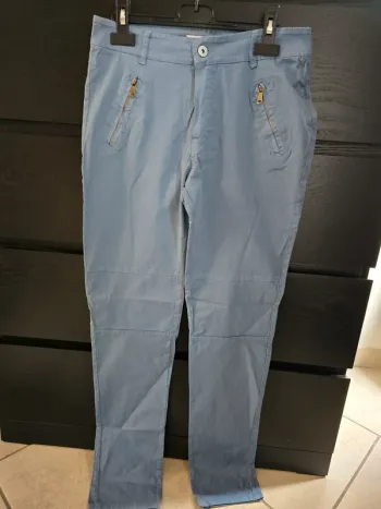 jeans bleu clair Made in italy