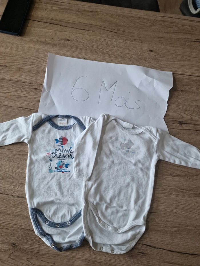 2 bodies manches longues