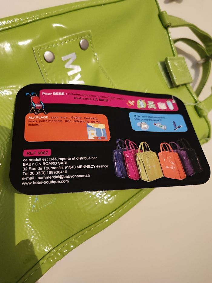 Sac à langer m'y mini bag baby on board - photo numéro 5