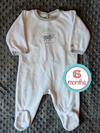 Grenouillère mixte 6 mois Petit Bateau