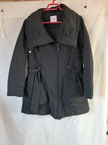 Imperméable doublé noir