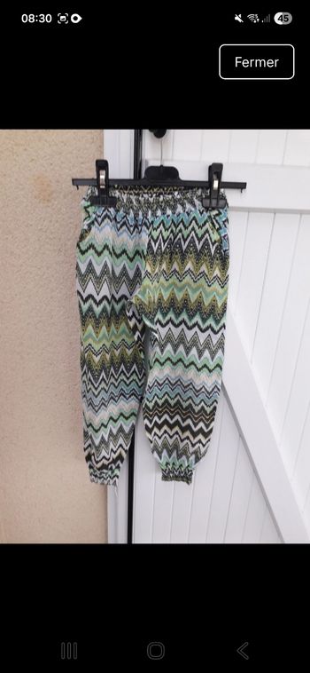 sarouel imprime filles taille 6 ans 