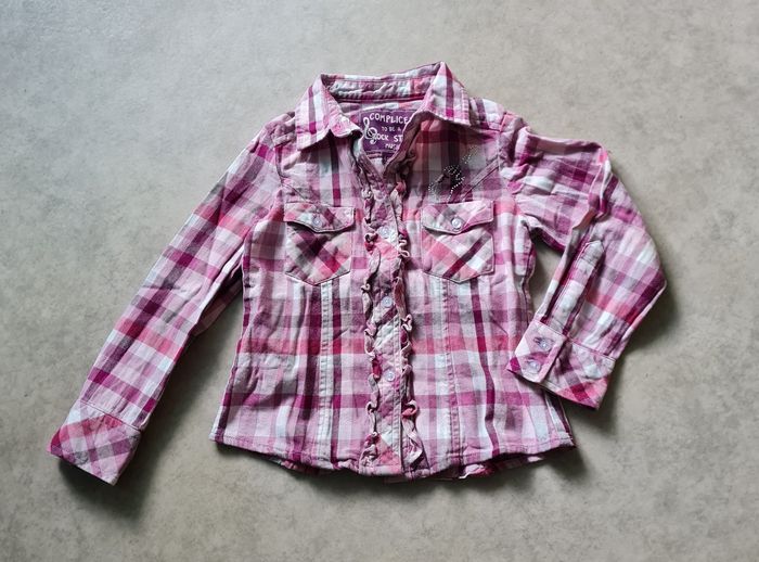chemise à carreaux Complices fille 4 ans - photo numéro 8