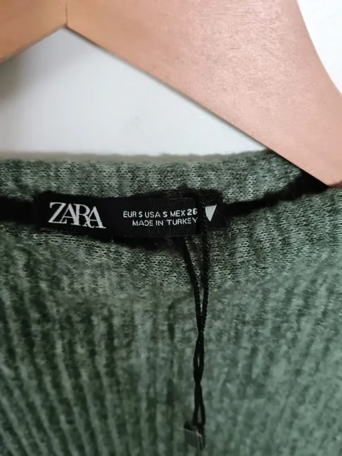 C3 robe vert Zara S - photo numéro 3