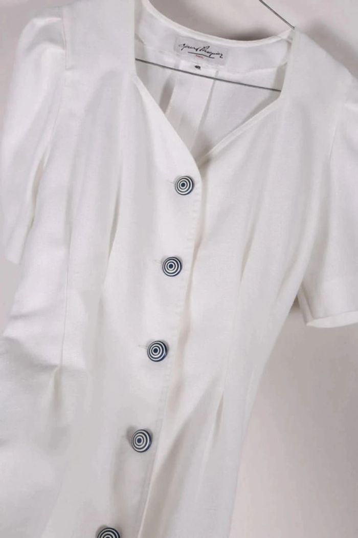 Petite robe vintage 80's en coton mélangé (#240678) - photo numéro 12