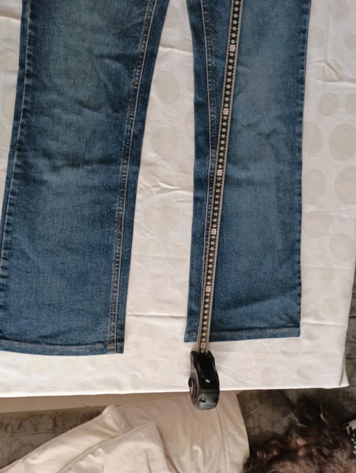 Pantalon jeans femme Rica Lewis taille 40 jambes larges pattes d éléphants - photo numéro 12