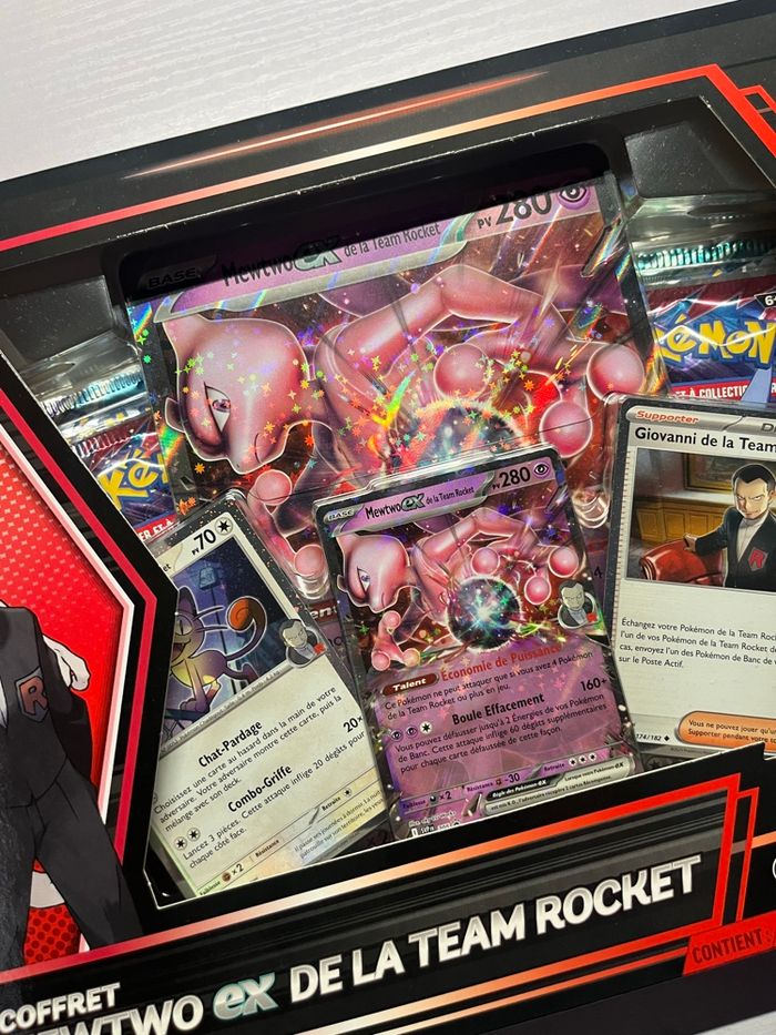 Coffret mewtwo ex de la team rocket - photo numéro 2