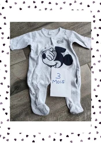 Pyjama velours Mickey Disney