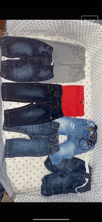 Lots jeans garcon 3 mois