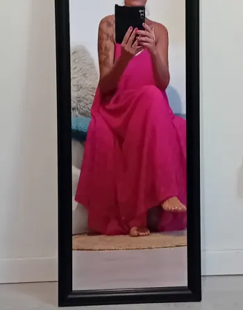Robe dentelle fushia vintage love