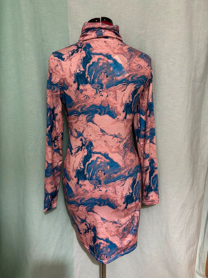 Superbe robe moulante Fashionkilla imprimée marbre - photo numéro 3