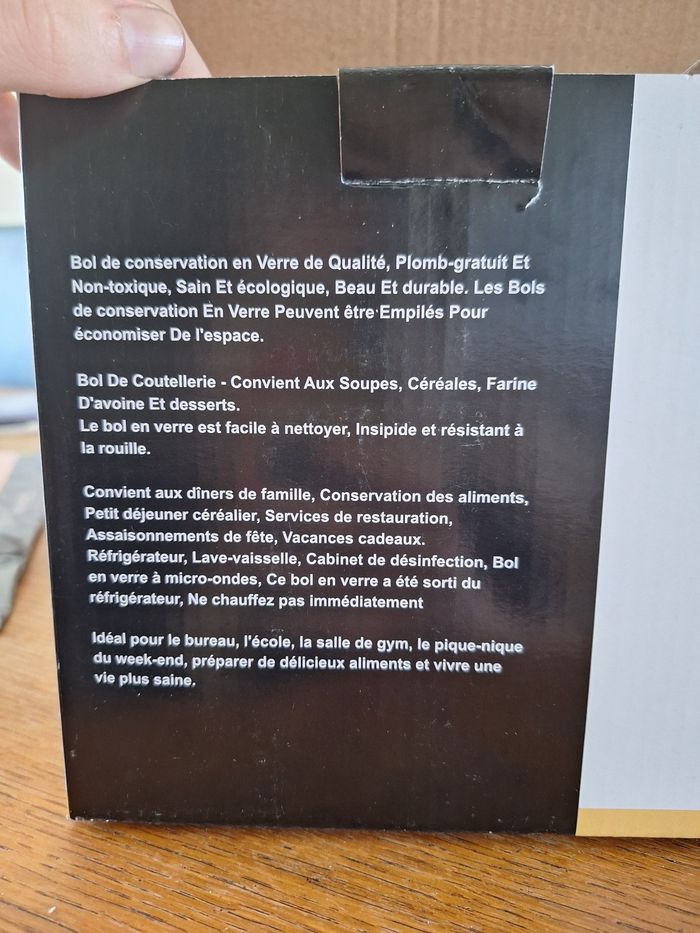 Bol  de conservation - photo numéro 3