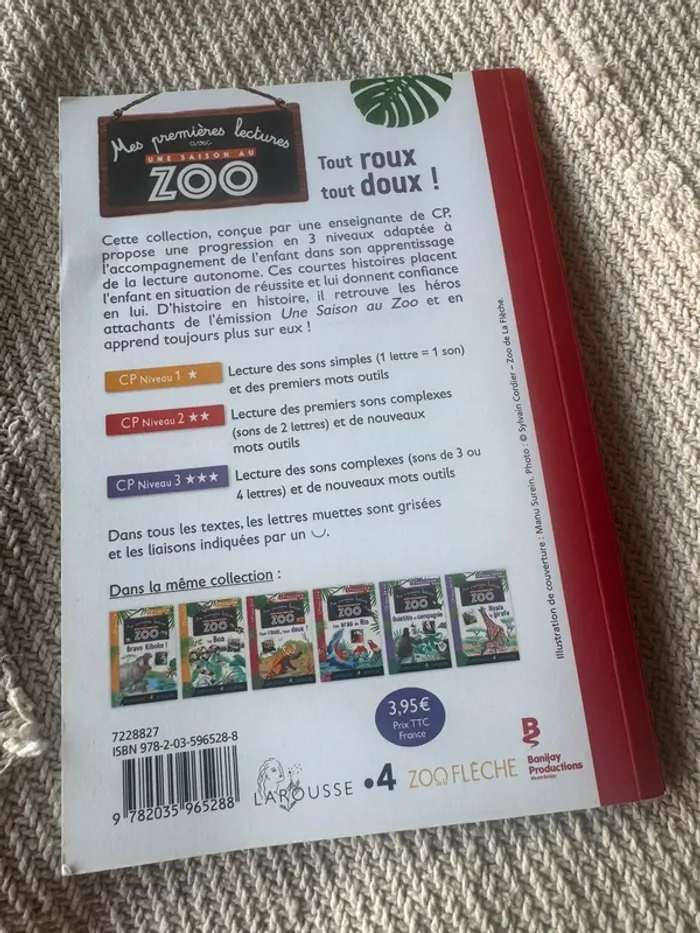 Mes premières lectures avec une saison au zoo - photo numéro 2