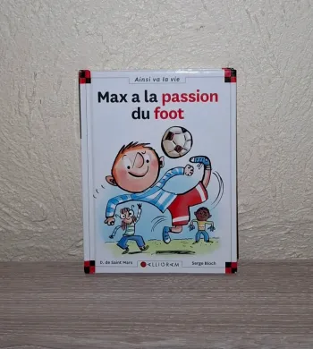 Livre Max et Lili à la passion du foot