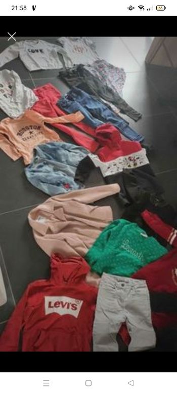 Lot vêtements fille 8 10 ans