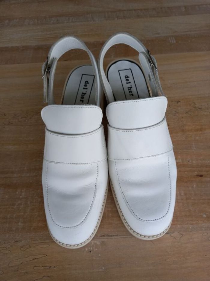 Mocassins ouverts femme Vintage