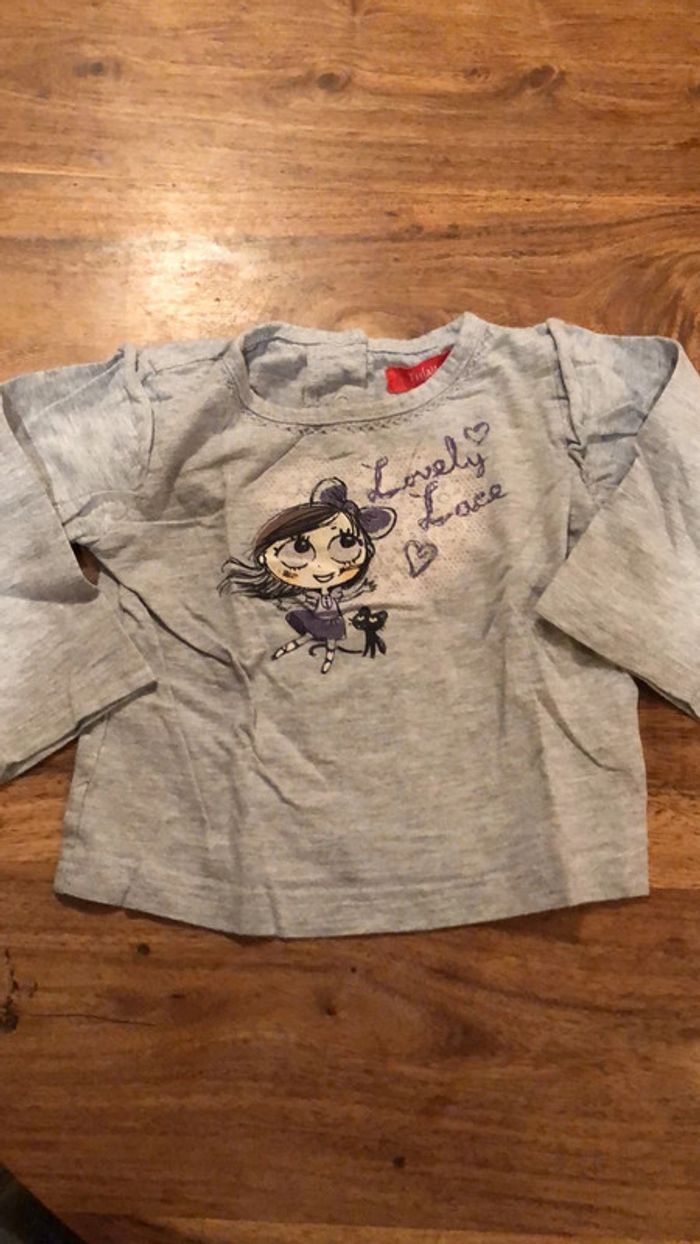 Lot 3 T-shirts manches longues 1 an - photo numéro 11