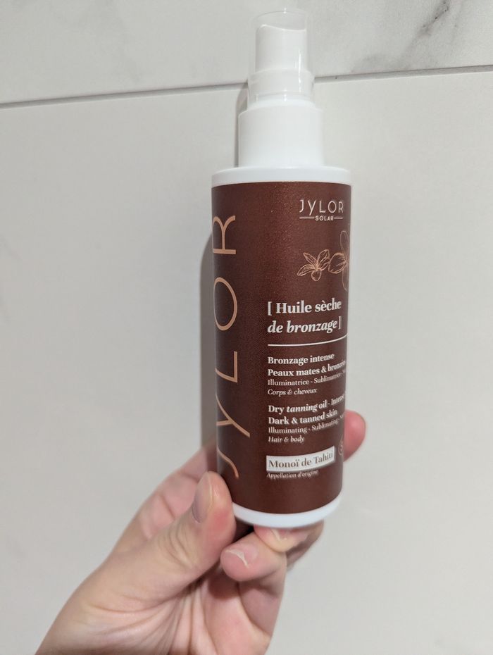 Huile de bronzage 🙂