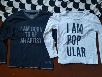 Lot de 2 tee shirts garçon 8ans eleven Paris okaidi