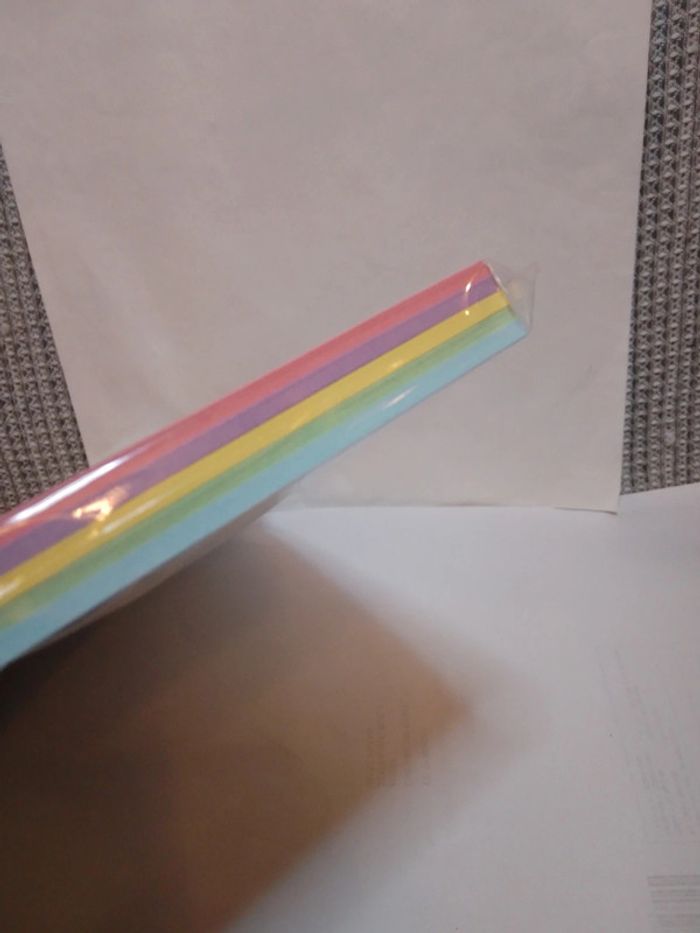 Papier cartonné A5 couleurs pastels x50 - photo numéro 5