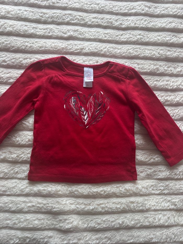 Lot 7 tshirts manches longues 12 mois - photo numéro 5