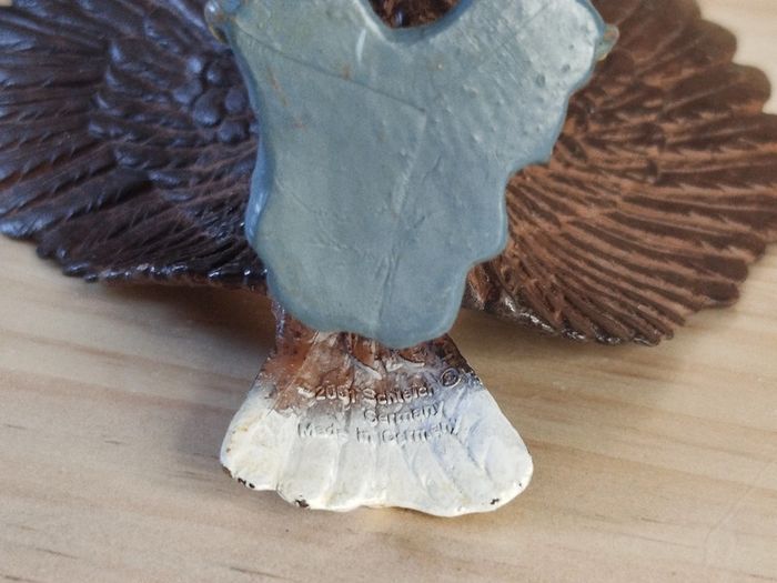 Schleich aigle a tête blanche Vintage Figurine Animal de la montagne - photo numéro 4