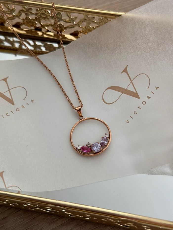 Collier acier rosé - photo numéro 2