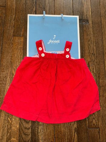 Robe velour Jacadi 6 mois