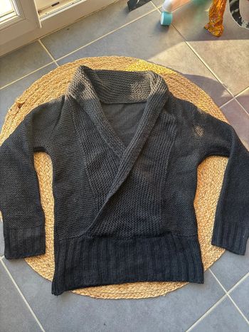 Pull épais cache cœur
