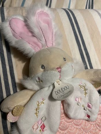 Doudou plat Doudou et Compagnie lapin