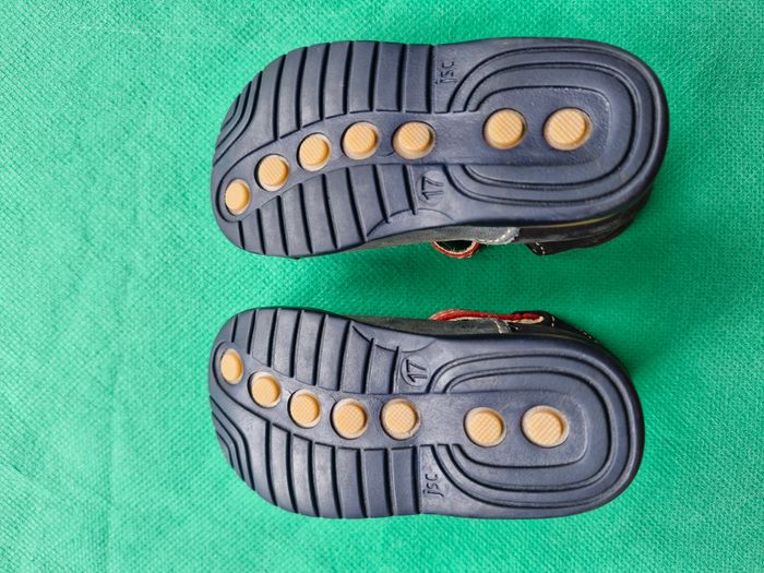 Sandales bébé garçon 17 Tissaia Bleu marine Gris Rouge - photo numéro 5