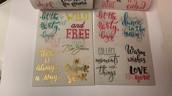 Scrapbooking feuilles Textes velin - photo numéro 3