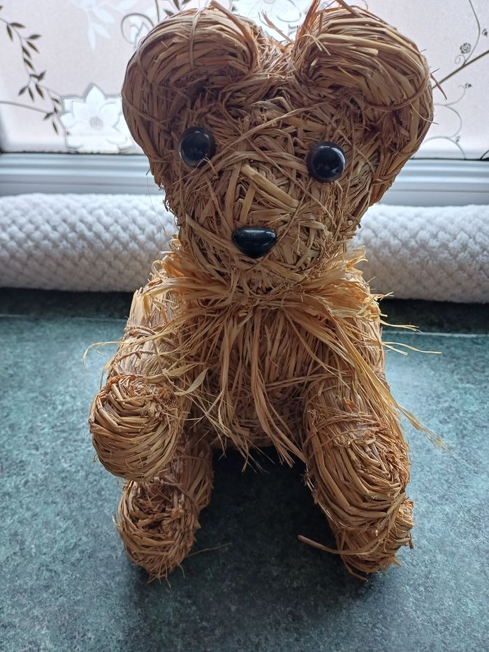 Ours en paille 26 cm