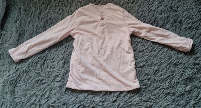 T-shirt rose manches longues réversible 2-3ans - photo numéro 4