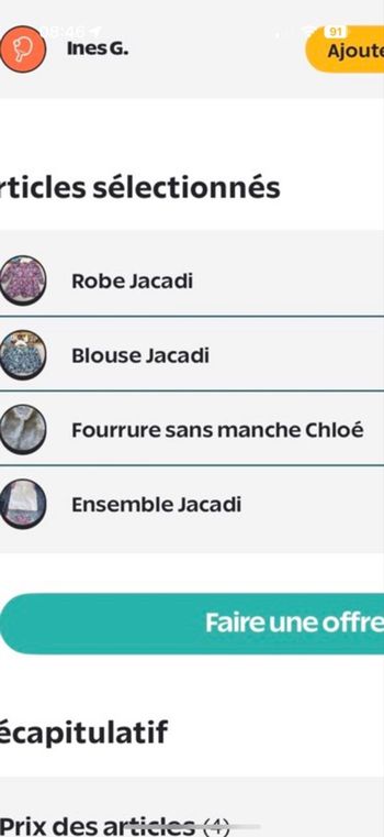 Lot réserver ne pas acheter 