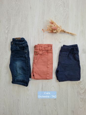 Lot/ensemble short garçon Tape à l’Oeil/TAO/Orchestra - 2 ans