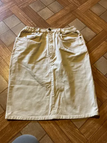 Jupe droite effet Jean @