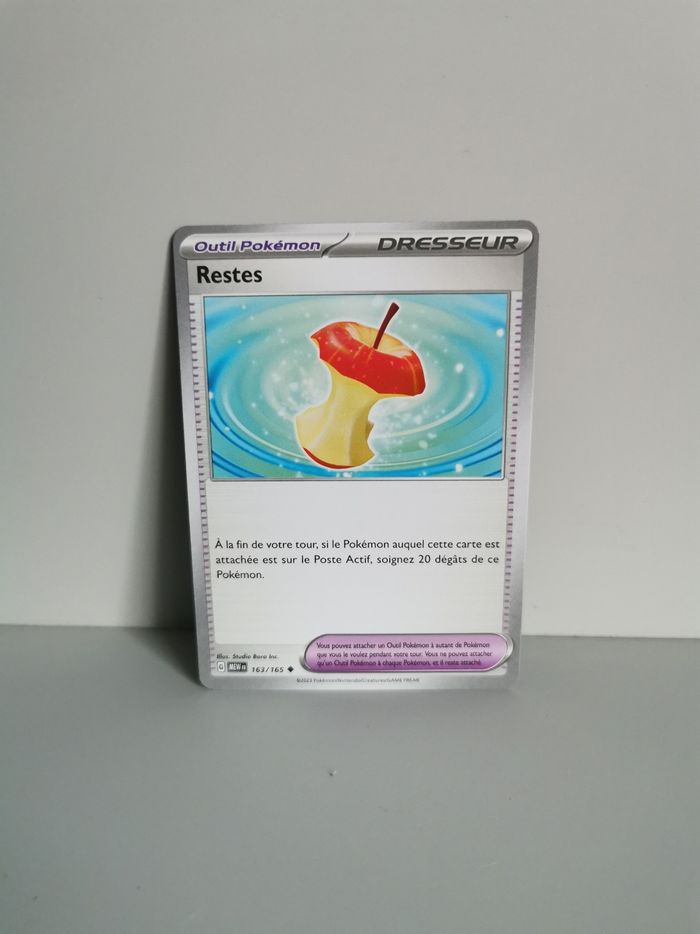 Carte Pokémon Restes 163/165
